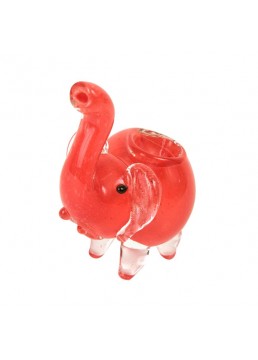 Pipa Animal Elefante Rojo 6cm