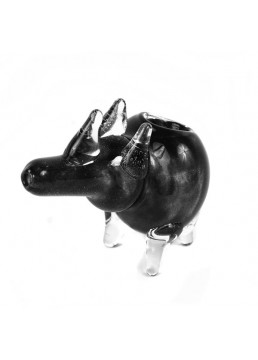 Pipa Rinoceronte Negro 9cm