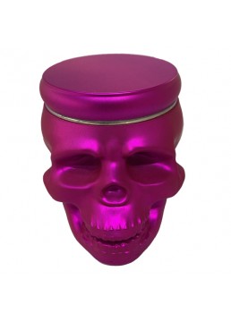 Metálico Calavera Morado 60mm