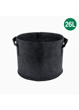 Maceta Textil Negra 26L -...